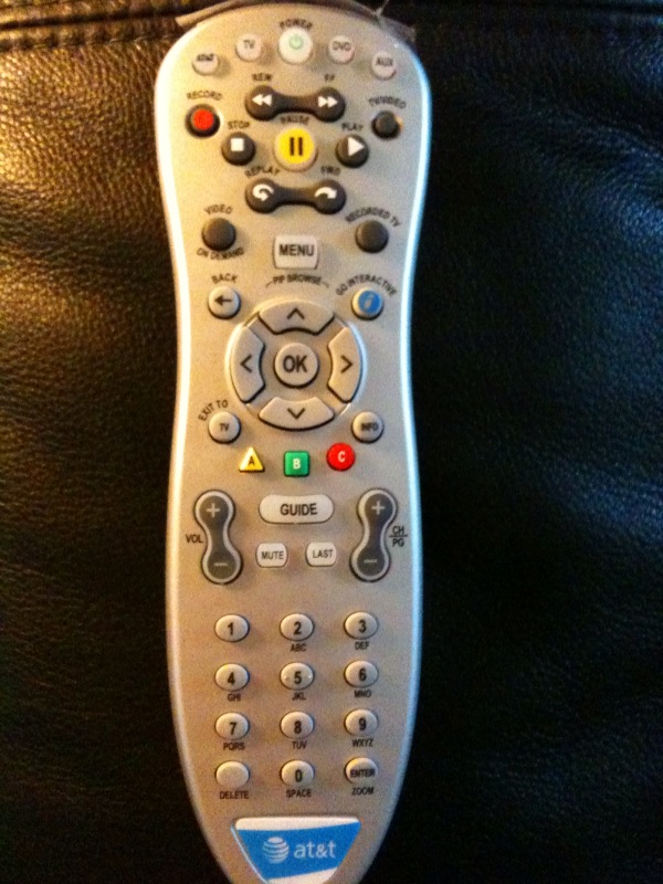 U-verse remote control manual